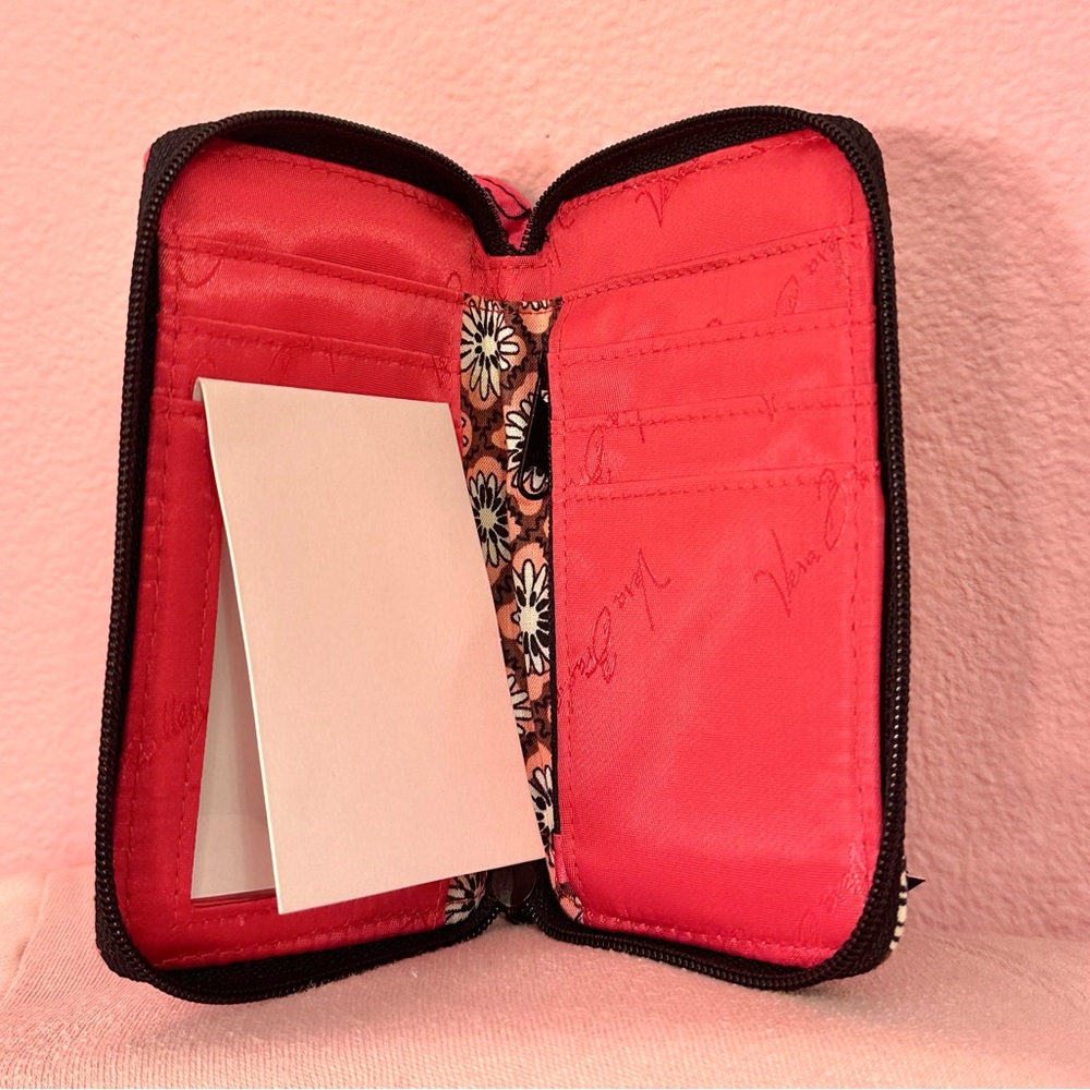 Vera Bradley “Carry It All Wristlet” in Mocha Rouge - Picture 5 of 5